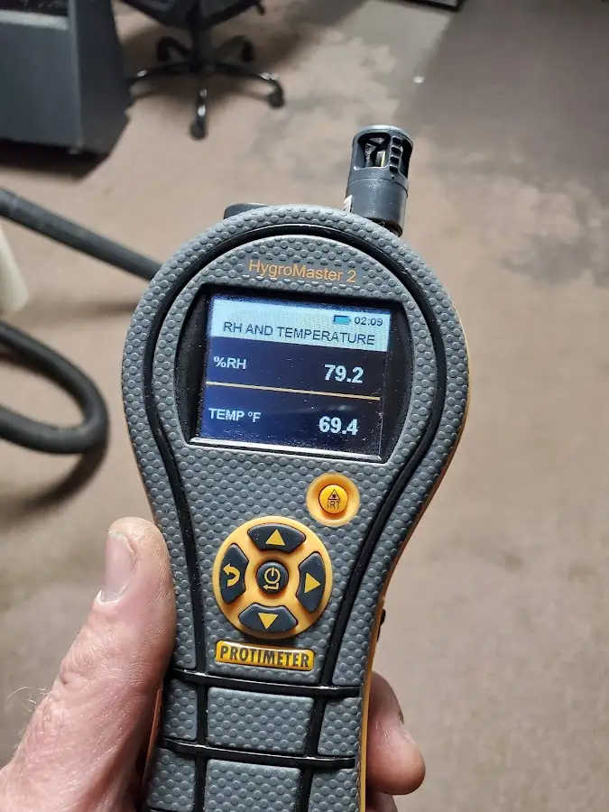 Moisture meter humidity assessment for Fire & Smoke Damage Restoration in Lincoln