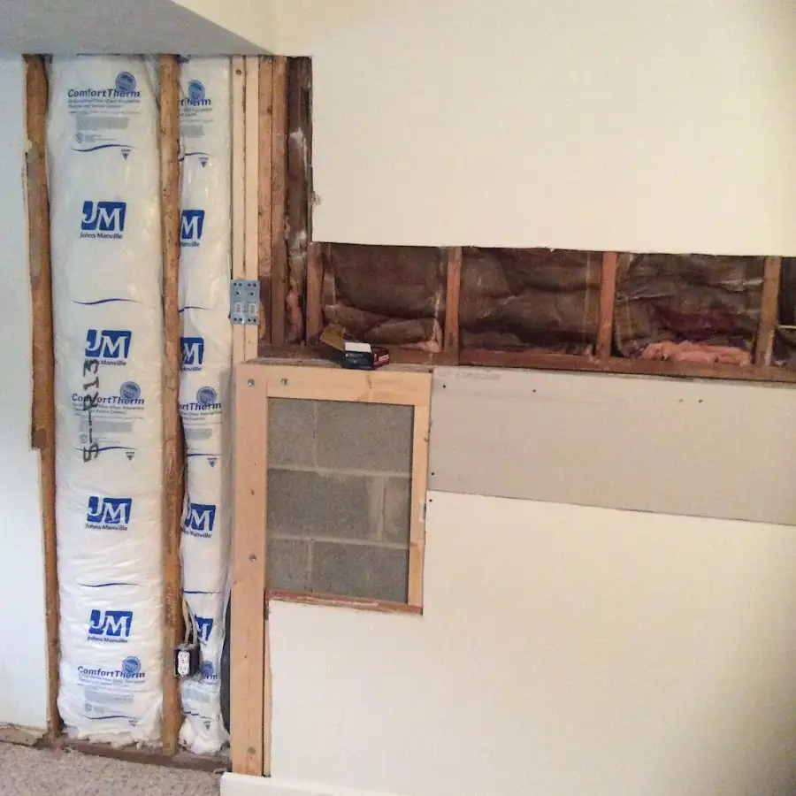 Wall insulation replacement during Odor Removal & Deodorization in Lincoln